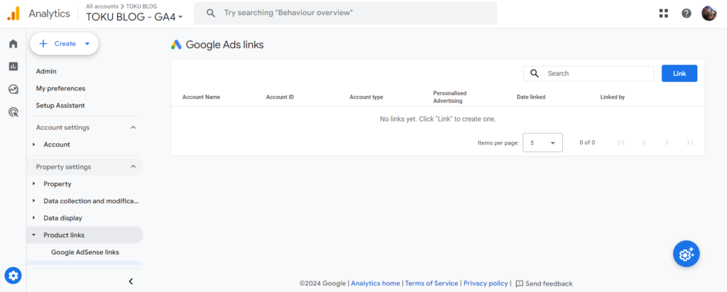 google analytics - google ads