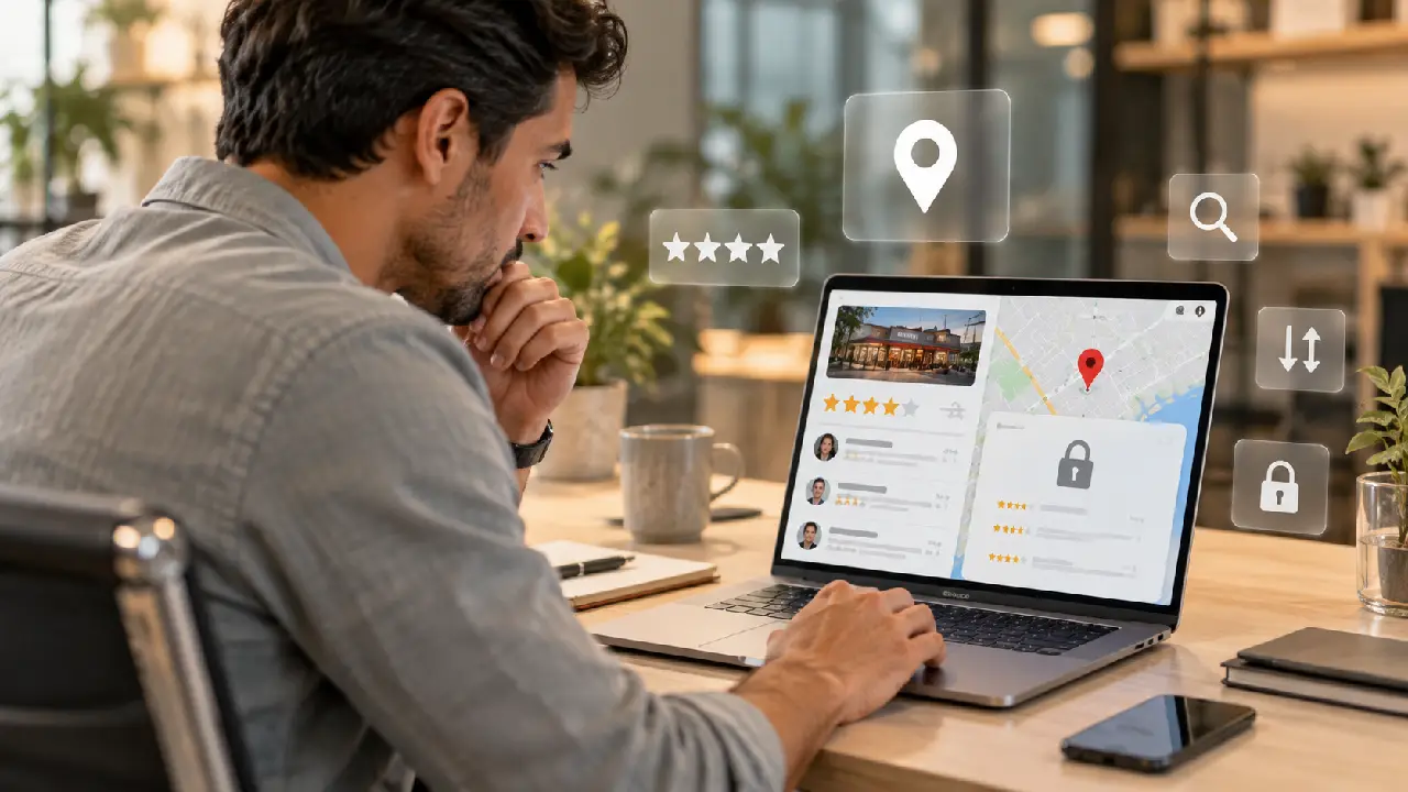 avaliações do Google Maps